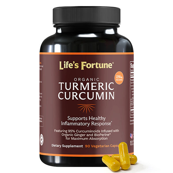 Organic Turmeric Curcumin Vegetarian Capsules