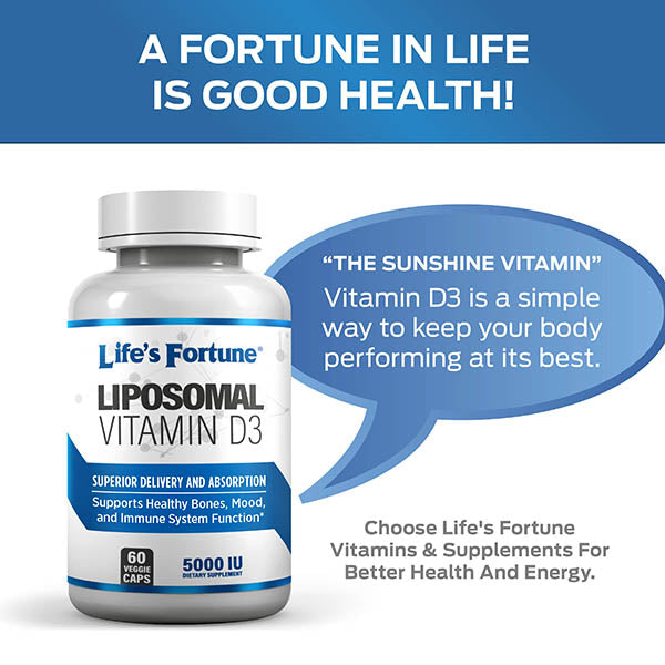 Vitamin D3 5000 IU 60 Veggie Caps