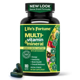 Life's Fortune Whole Food Multivitamin & Mineral, Advanced Energy Support Supplement, Tablets