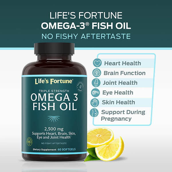 Triple Strength Omega 3 Fish Oil 2500 mg