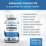 Vitamin D3 5000 IU, 60 Veggie Caps