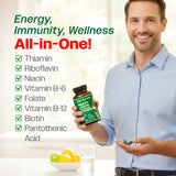 Life's Fortune Whole Food Multivitamin & Mineral, Advanced Energy Support Supplement, Tablets