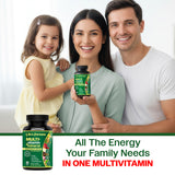 Life's Fortune Whole Food Multivitamin & Mineral, Advanced Energy Support Supplement, Tablets