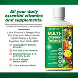 Whole Food Liquid Multivitamin & Mineral, for Women, Men, Teens, 32 oz
