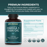 Triple Strength Omega 3 Fish Oil 2500 mg